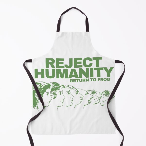 Item preview, Reject Humanity Meme, Weirdcore Vintage Frog, Animorphs Evoloution, Frogcore Gift designed and sold by toongstudio.