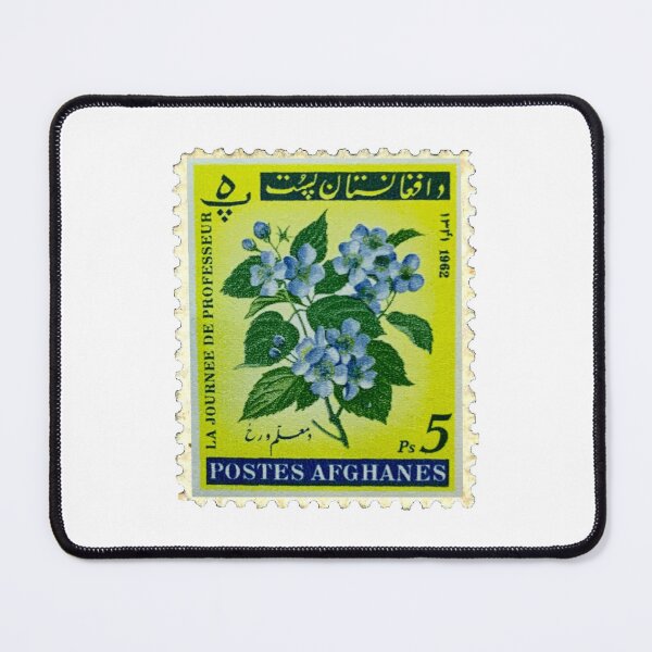 Item preview, Afghan Flower 1962 Vintage Postage Stamp designed and sold by red-amber65.