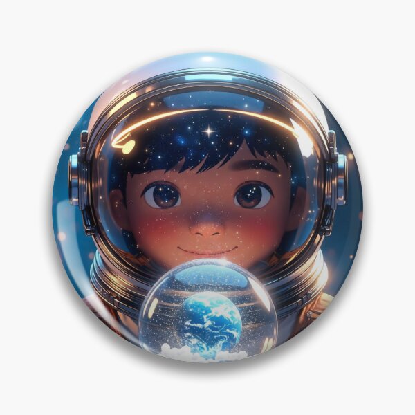 Item preview, Young Astronaut Holding Magical Earth Globe designed and sold by Jagruti_Artzone.