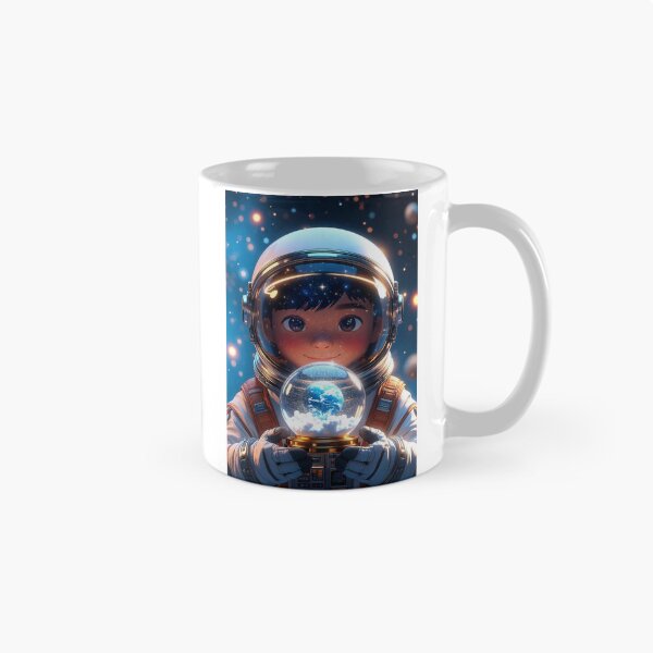 Item preview, Young Astronaut Holding Magical Earth Globe designed and sold by Jagruti_Artzone.