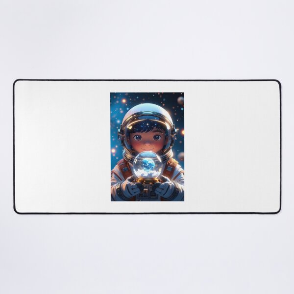 Item preview, Young Astronaut Holding Magical Earth Globe designed and sold by Jagruti_Artzone.
