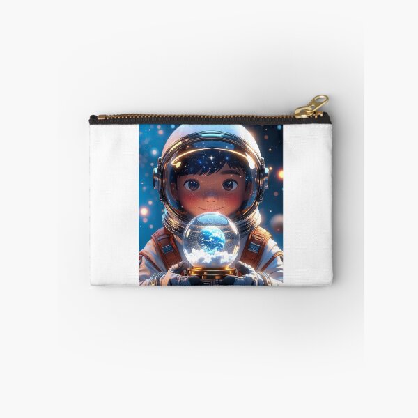 Item preview, Young Astronaut Holding Magical Earth Globe designed and sold by Jagruti_Artzone.