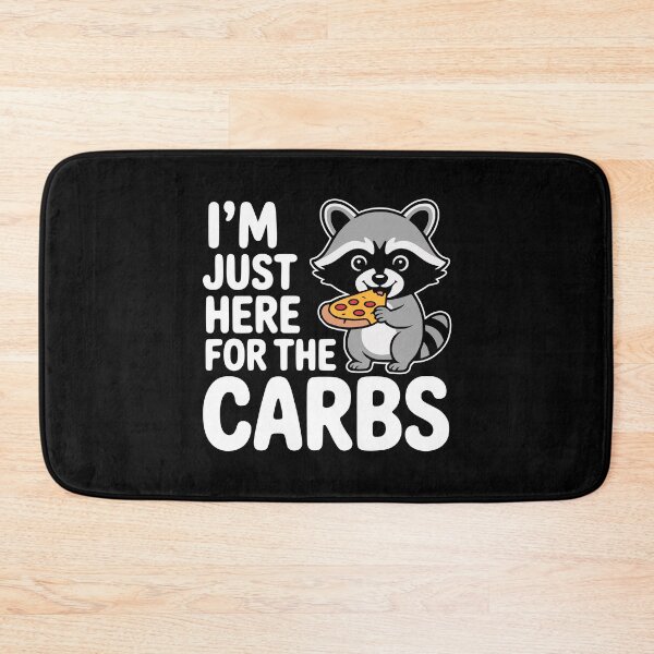 Item preview, I'm Just Here For The Carbs! Funny Foodie Pun designed and sold by PMCreative.