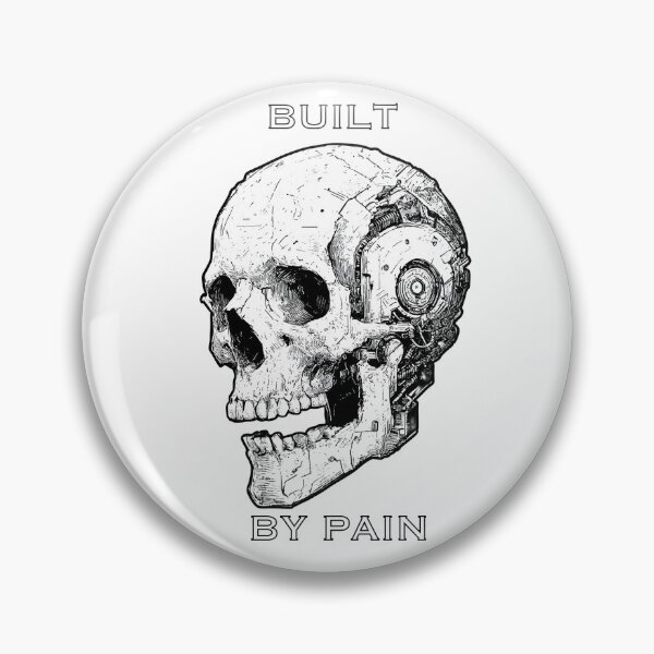 Item preview, Built by Pain - biomechanics tattoo style designed and sold by PigmalionArt.
