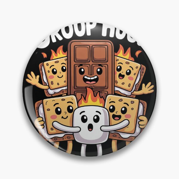 Item preview, Funny Camping Smores Group Hug Marshmallow Chocolate Camper  designed and sold by NailMolisa.