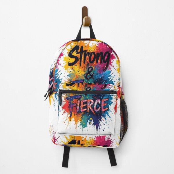 Item preview, Strong & Fierce – Motivational Fitness Design designed and sold by Winter-Prints.