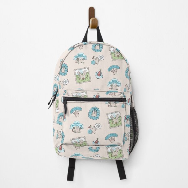 Item preview, Cute Bunny Pattern – Pastel Cartoon Characters & Sticker-Style Design designed and sold by brolart.