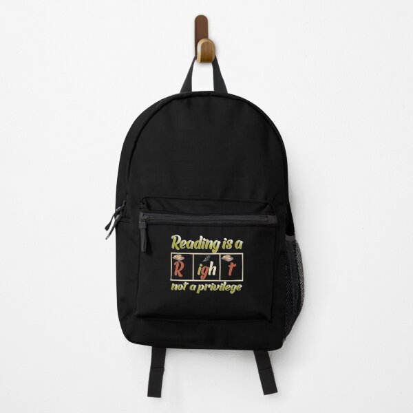 Item preview, Reading is a Right Not a Privilege Teacher Quote designed and sold by Nocturnal-Vines.