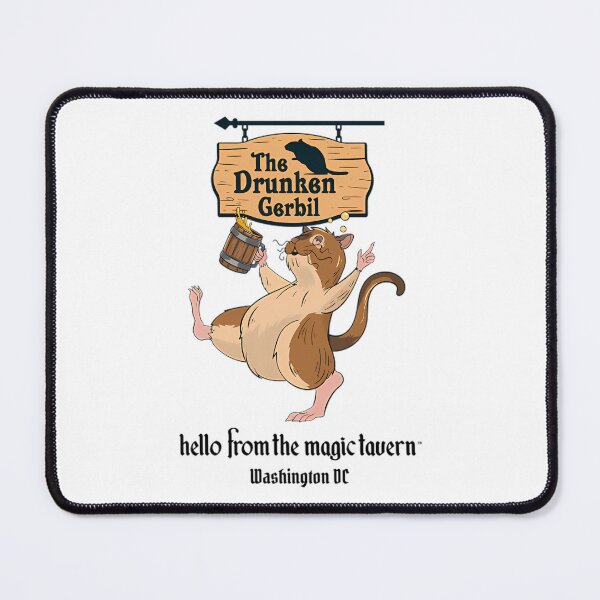 Item preview, The Drunken Gerbil Hello From The Magic Tavern - Washington Dc designed and sold by JamesHicks430.