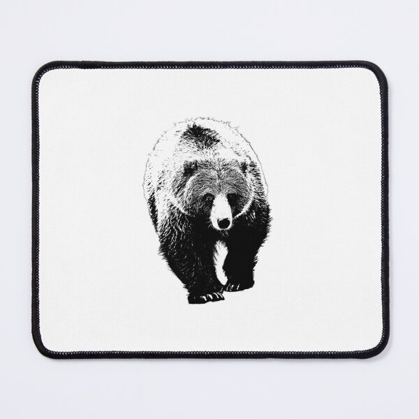 Item preview, Grizzly Bear Sticker, Mask and more.   Bear on the move designed and sold by Goldmedaldesign.