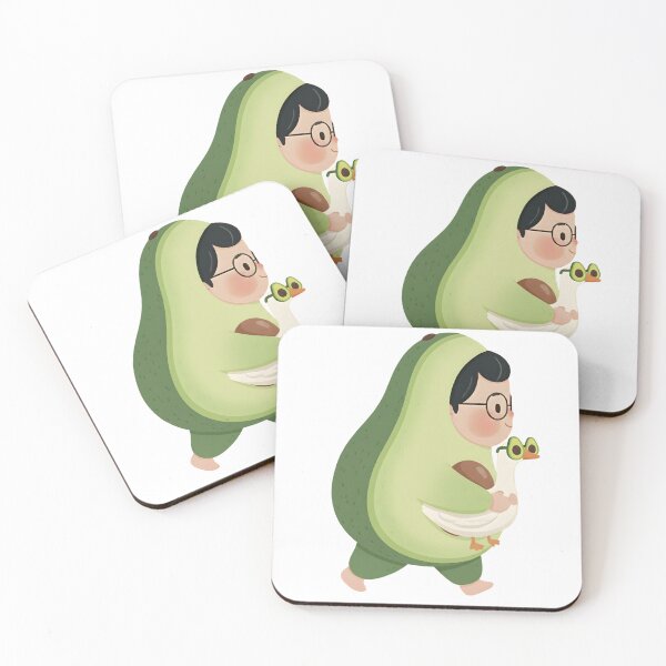 Item preview, Finn and Pedpok: Cute Avocado Costume Buddies designed and sold by LittleOven.