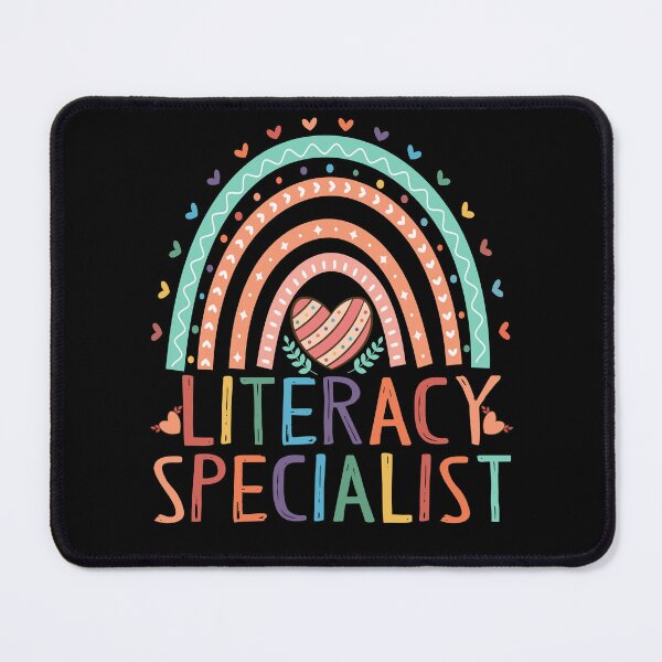 Item preview, Literacy Specialist Teacher Colorful Rainbow Heart Design designed and sold by Nocturnal-Vines.
