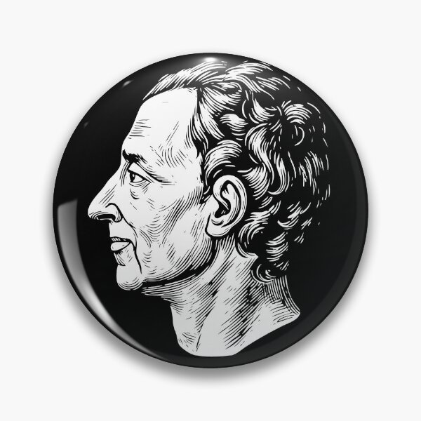 Item preview, philosopher Montesquieu, portrait designed and sold by close-up.biz.