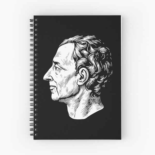 Item preview, philosopher Montesquieu, portrait designed and sold by close-up.biz.