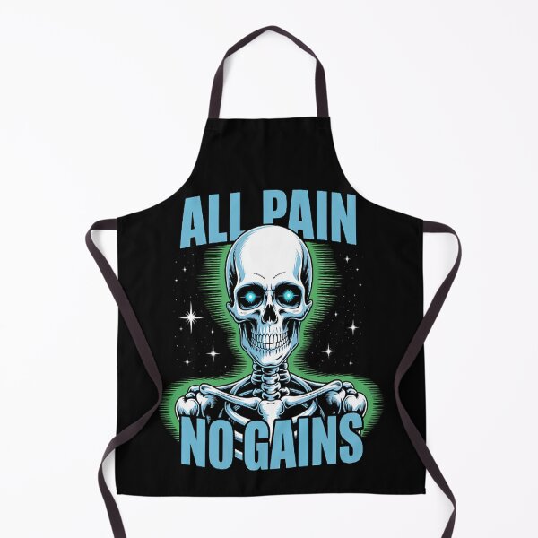 Item preview, All Pain No Gains Fitness Weightlifting Bodybuilding Gym designed and sold by brinbotty.