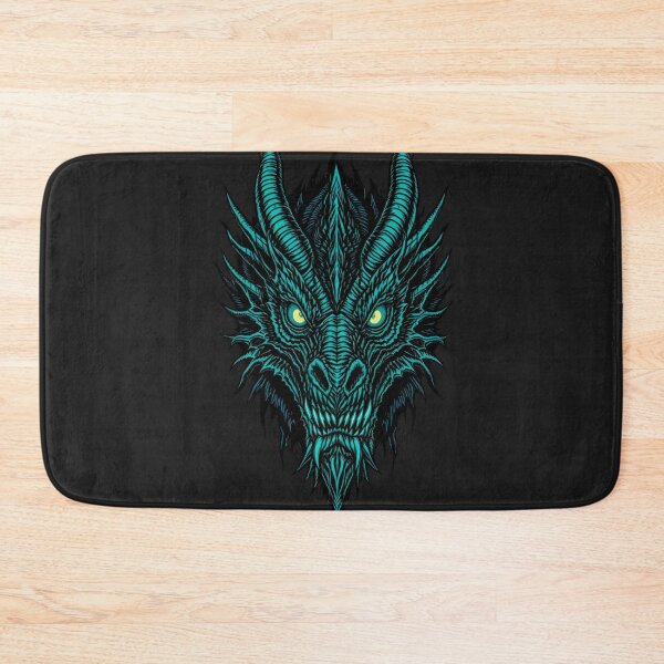 Item preview, Night Dragon | Dark Teal Vector Fantasy Head designed and sold by ColorSplash123.