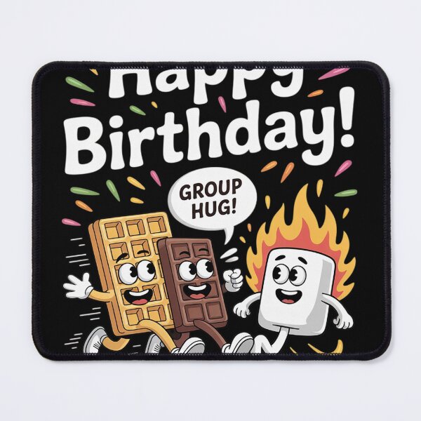 Item preview, Funny Group Hug Campfire Marshmallow and Smores Mens Womens  designed and sold by NailMolisa.