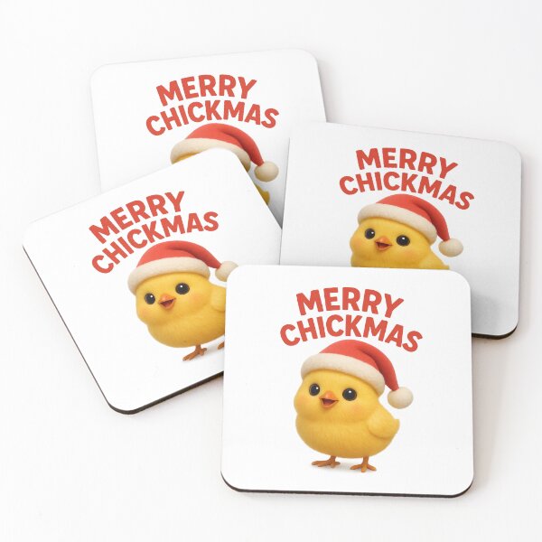 Item preview, Cute Merry Chickmas Christmas Chic | Kawaii Fun Christmas Art designed and sold by Moons Studio.