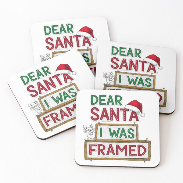 Item preview, Dear Santa I was framed - Funny Christmas  designed and sold by FitEnvy.