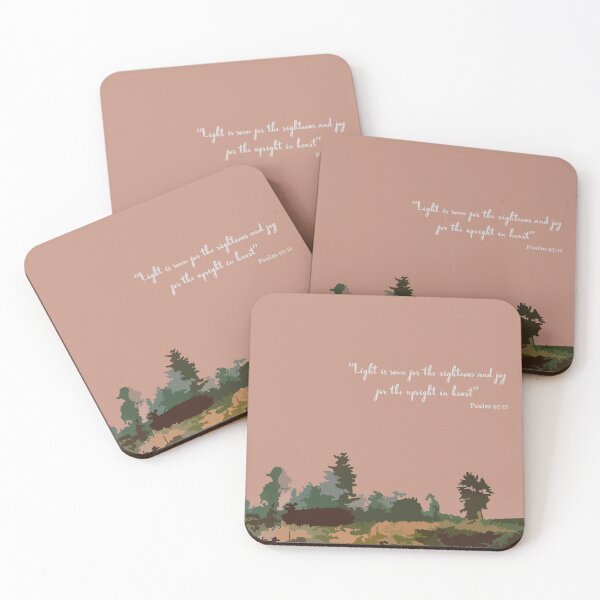 Item preview, Dusky Trees with Psalm 97 designed and sold by AbideInMeGifts.