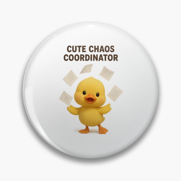 Item preview, Cute Chaos Coordinator Juggling Duck | Kawaii Funny Office Humor designed and sold by Moons Studio.
