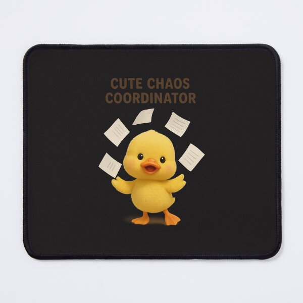 Item preview, Cute Chaos Coordinator Juggling Duck | Kawaii Funny Office Humor designed and sold by Moons Studio.