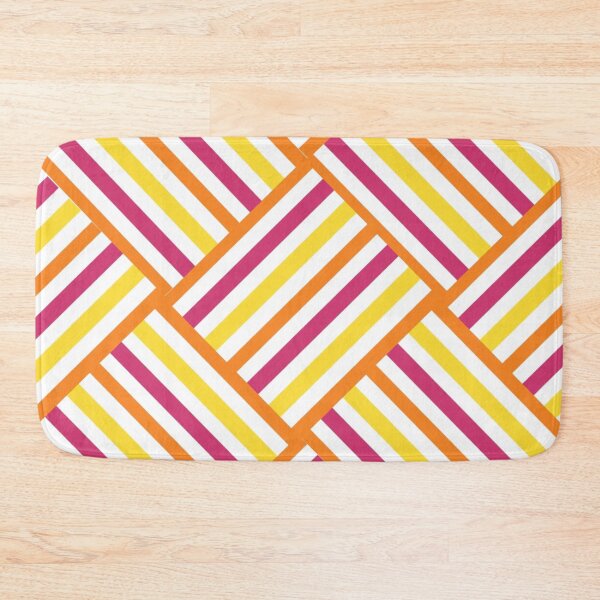 Item preview, Citrus Candy Basketweave Geometric Pattern designed and sold by Licorice Moon.