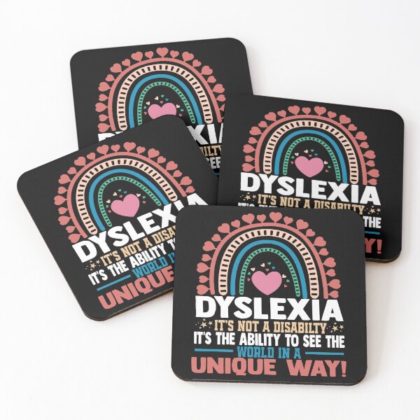 Item preview, Dyslexia Awareness Unique View Inspirational Quote Rainbow designed and sold by Nocturnal-Vines.