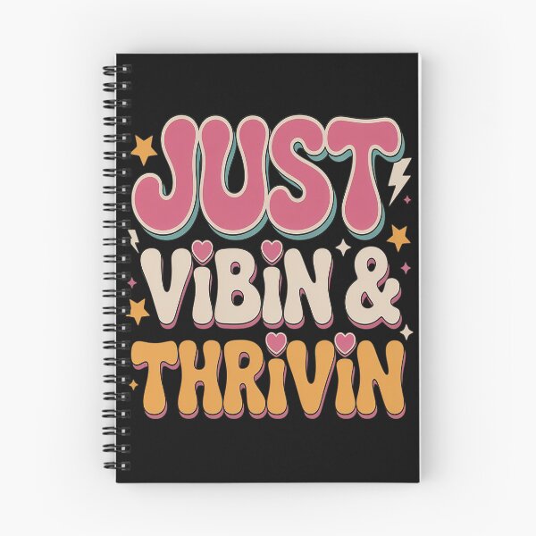 Item preview, Just Vibing and Thriving Inspirational Quotes designed and sold by kakashinn.