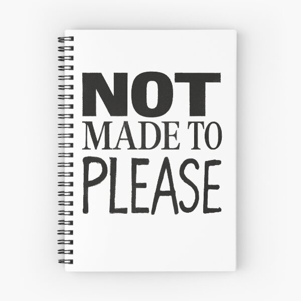 Item preview, NOT MADE TO PLEASE — Anti-Design Statement Typography designed and sold by bisha.
