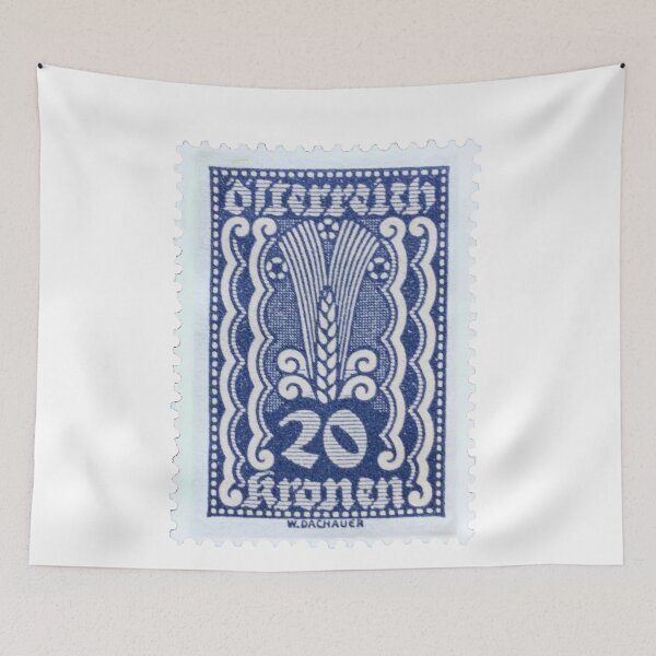Item preview, Kronen 20 Blue Postage Stamp designed and sold by red-amber65.
