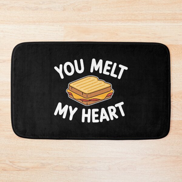 Item preview, You Melt My Heart! Funny Grilled Cheese Pun designed and sold by PMCreative.