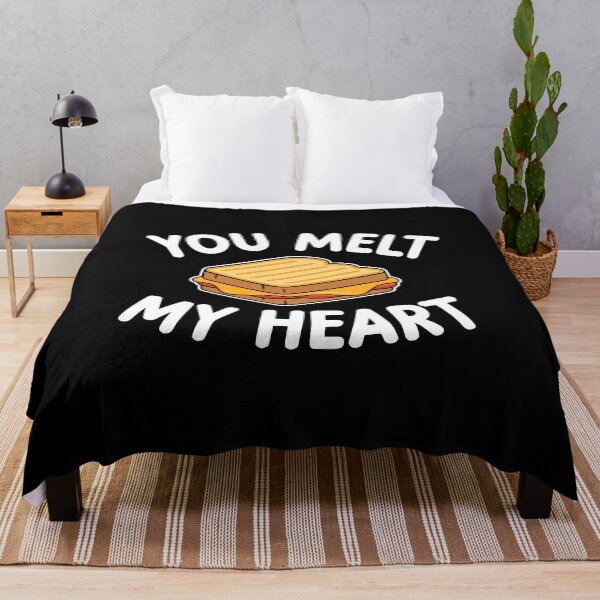 Item preview, You Melt My Heart! Funny Grilled Cheese Pun designed and sold by PMCreative.