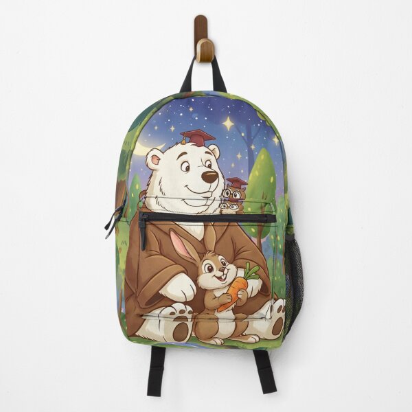 Item preview, Professor Bear, Owl, and Bunny: Forest Night Study designed and sold by JanRizz.