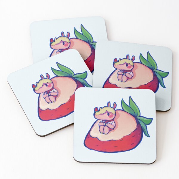 Item preview, Merengue sitting on a strawberry designed and sold by M4riMon.