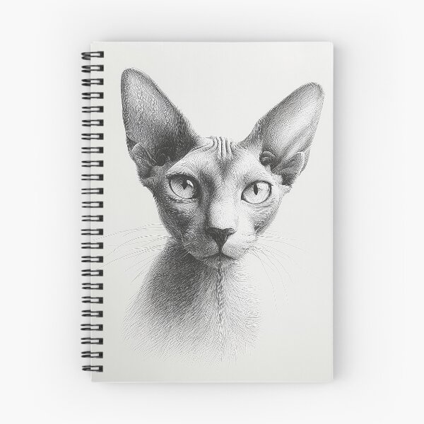 Item preview, Detailed Sphynx Cat Portrait designed and sold by lautir.
