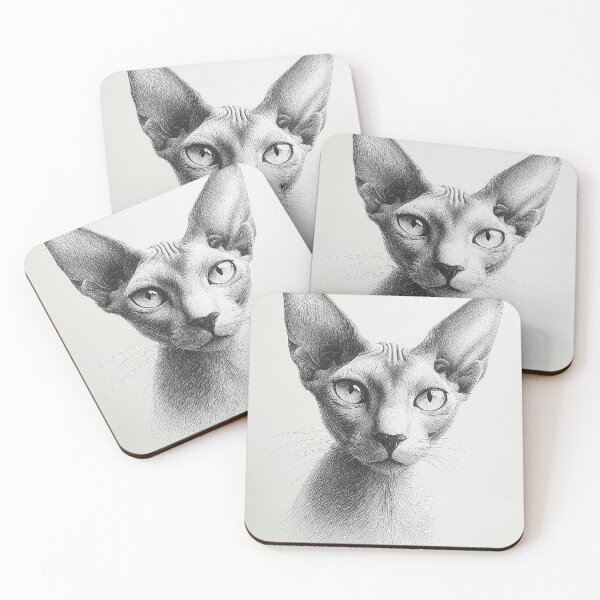 Item preview, Detailed Sphynx Cat Portrait designed and sold by lautir.
