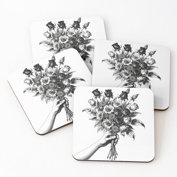 Item preview, Gothic Floral Bouquet – Dark Botanical Illustration designed and sold by Visualynx.