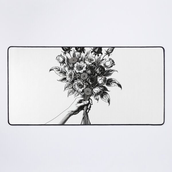 Item preview, Gothic Floral Bouquet – Dark Botanical Illustration designed and sold by Visualynx.