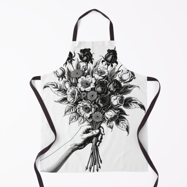 Item preview, Gothic Floral Bouquet – Dark Botanical Illustration designed and sold by Visualynx.