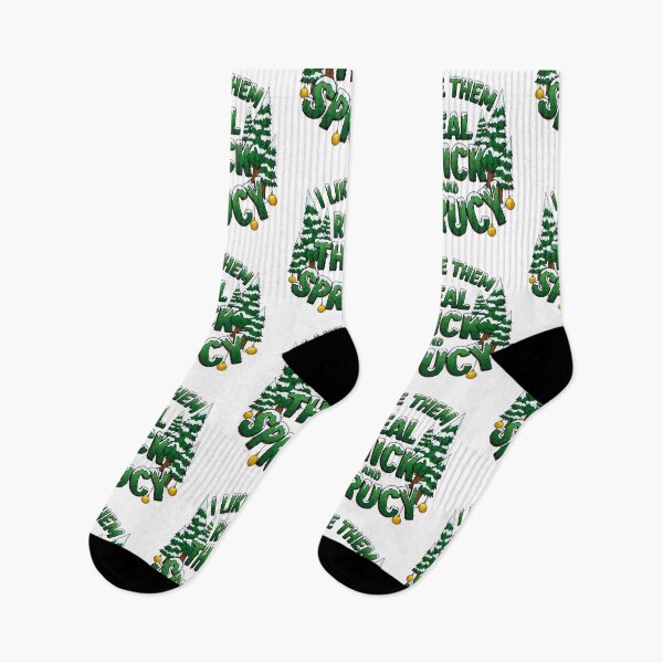 Item preview, I like them real thick and sprucy- Funny Christmas  designed and sold by FitEnvy.