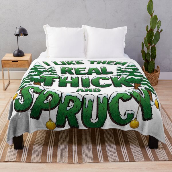 Item preview, I like them real thick and sprucy- Funny Christmas designed and sold by FitEnvy.