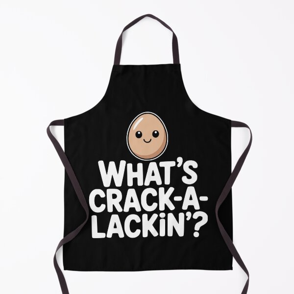 Item preview, What's Crack-A-Lackin! Funny Egg Pun designed and sold by PMCreative.