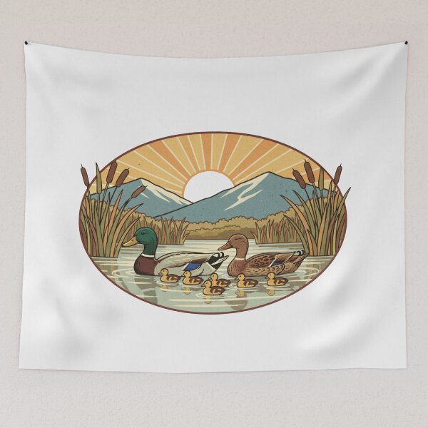 Item preview, Mallard Duck Vintage Design designed and sold by rustyroofco.