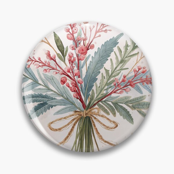 Artikelvorschau, Winter Botanical Bouquet entworfen und verkauft von InkoraStudios.