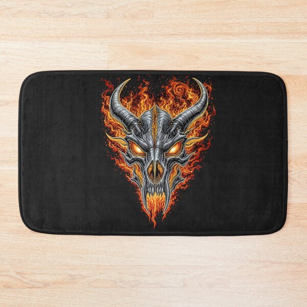 Item preview, Dark Vector Dragon Skull | Fire Trail Inferno Design designed and sold by ColorSplash123.