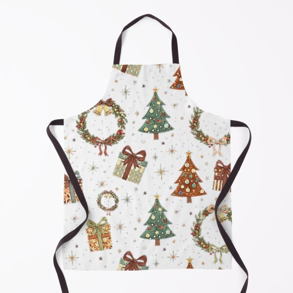 Item preview, Vintage Christmas Pattern: Festive Gifts and Wreaths  designed and sold by WatercolourLily.