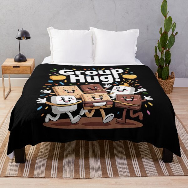Item preview, Funny Group Hug Marshmellow Smores Outdoor Camping Roasting designed and sold by NailMolisa.