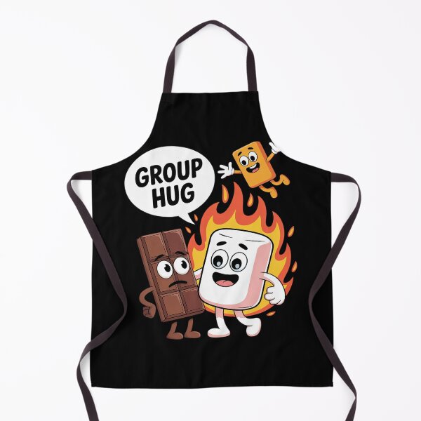 Item preview, Funny Group Hug Roasting Marshmallow Camping Campfire Smores designed and sold by NailMolisa.