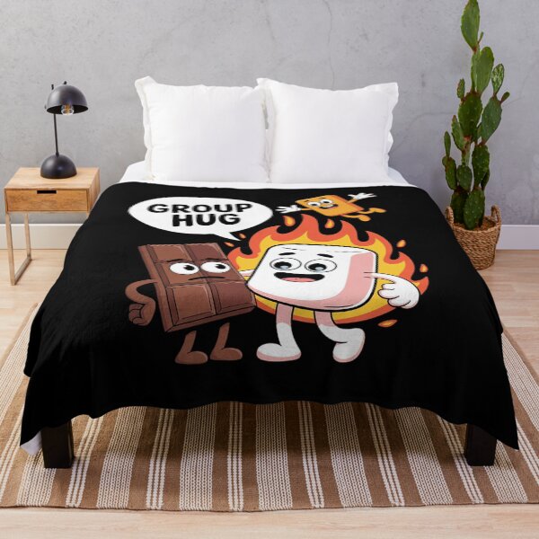 Item preview, Funny Group Hug Roasting Marshmallow Camping Campfire Smores designed and sold by NailMolisa.